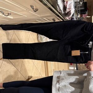 Reformation Black Straight Leg Jeans